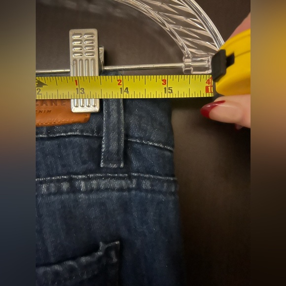 Sezane Bootcut Dark Denim Denim Trouser - Picture 2 of 9